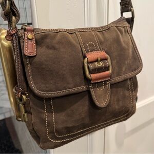 Vintage Fossil casual crossbody bag
